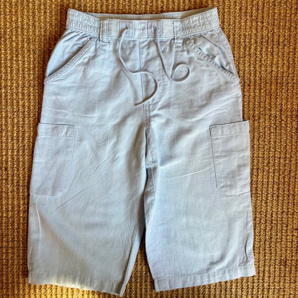 Vintage Y2K Baby Gap Baby Blue Linen Blend Pants - Size 4